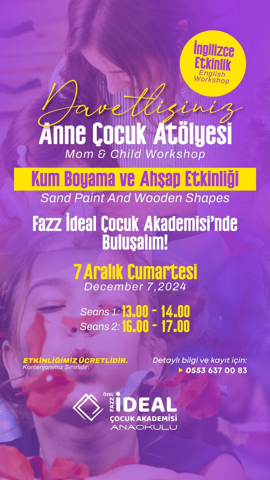 Workshop for mom's and children 1